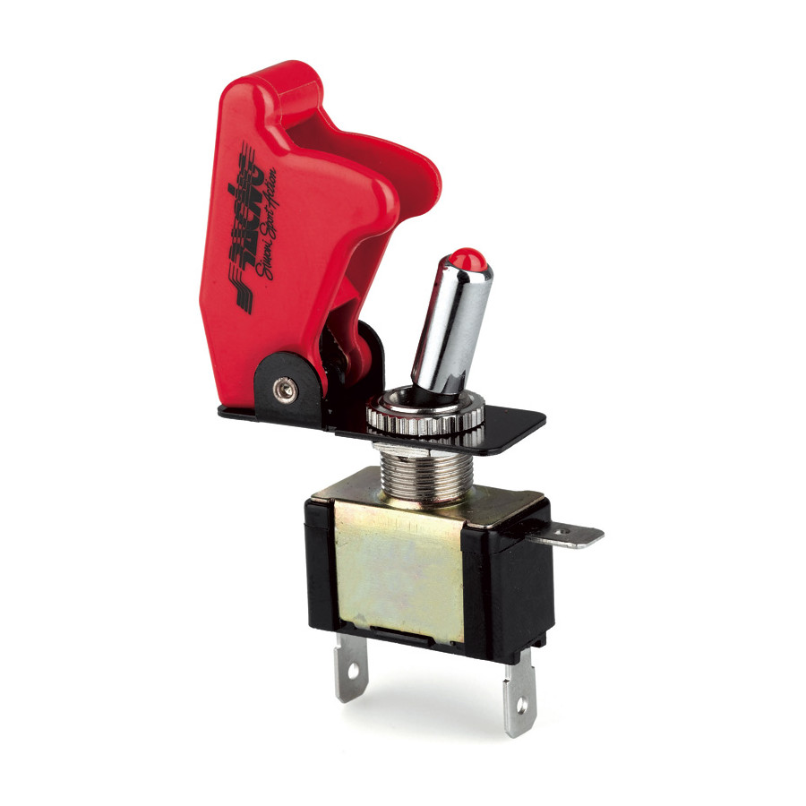 Interrupteur pour bébé Simoni Racing Baby Go - Rouge + LED rouge - 12V / 20Amp