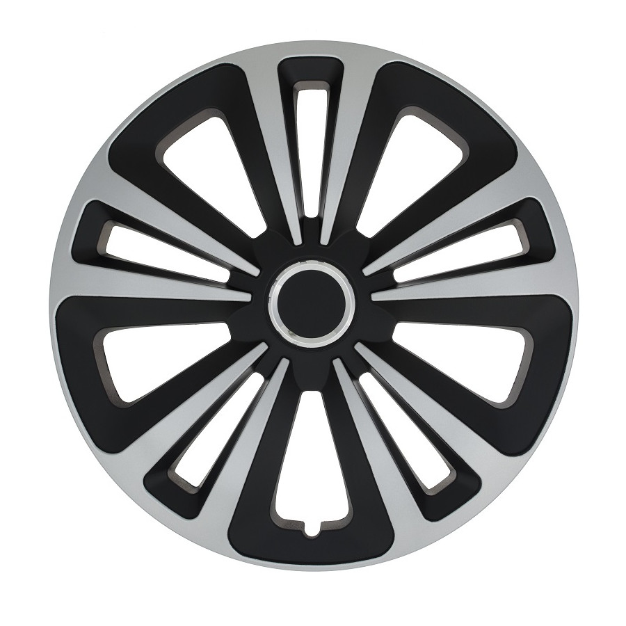Jeu d'enjoliveurs Terra Ring Mix Argent / Noir 13 Pouces