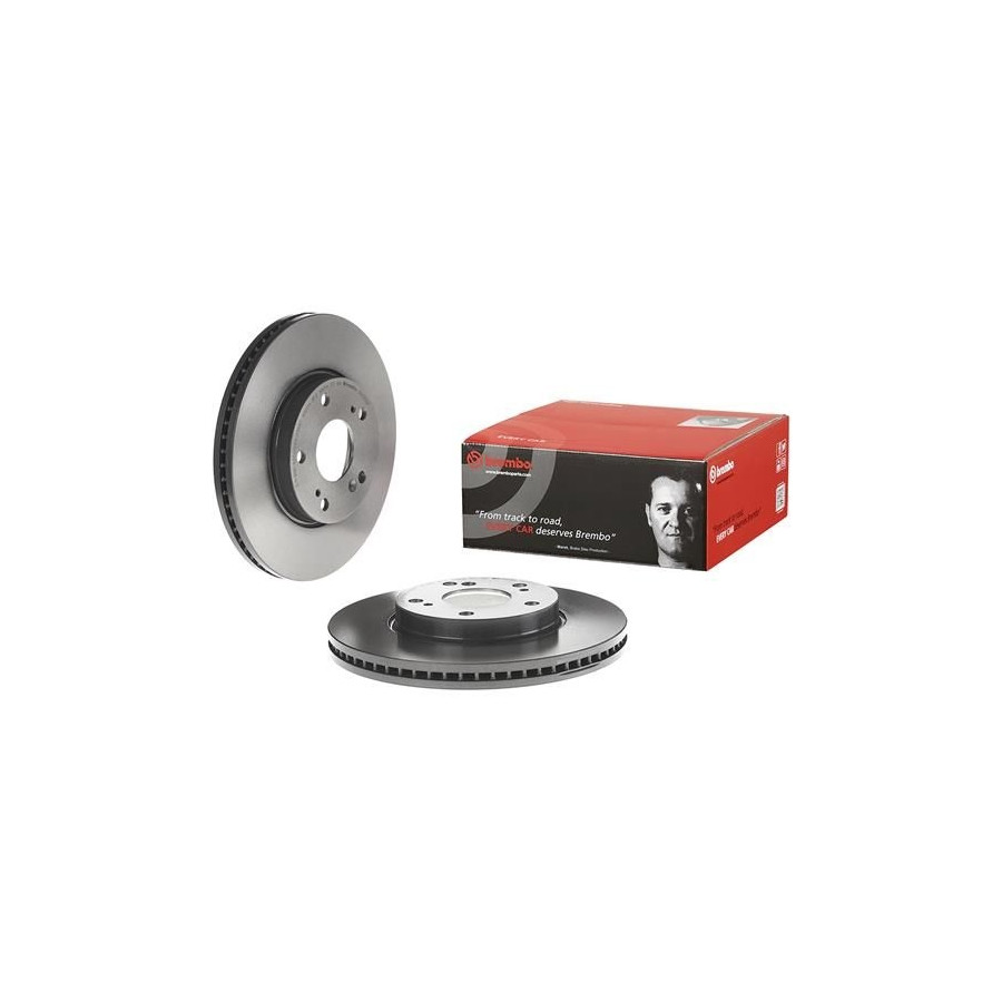 2x Disque de frein ventilé de l'intérieur 09.C312.21 BREMBO pour HONDA - Image 3