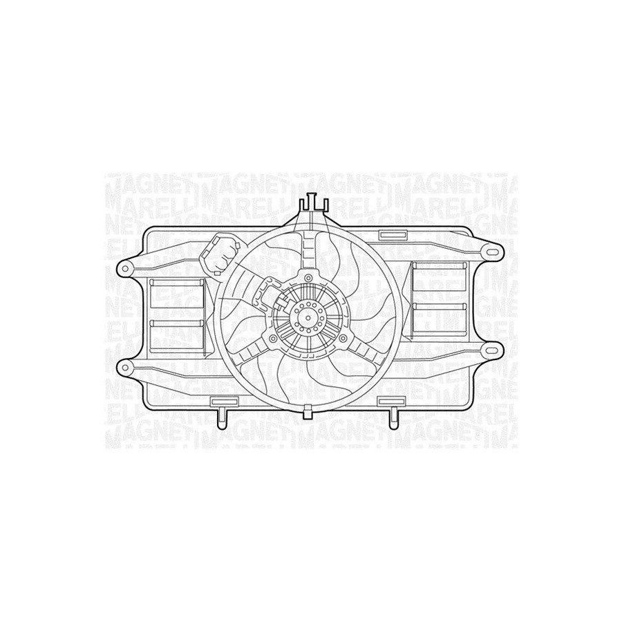 Magneti Marelli Ventilateur De Refroidissement Mtc024ax Mtc024ax Fiat