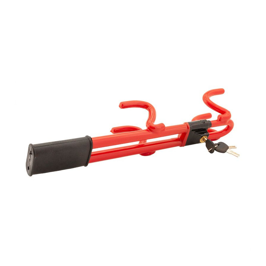 Antivol de Volant Universel 'Heavy Duty' - Rouge