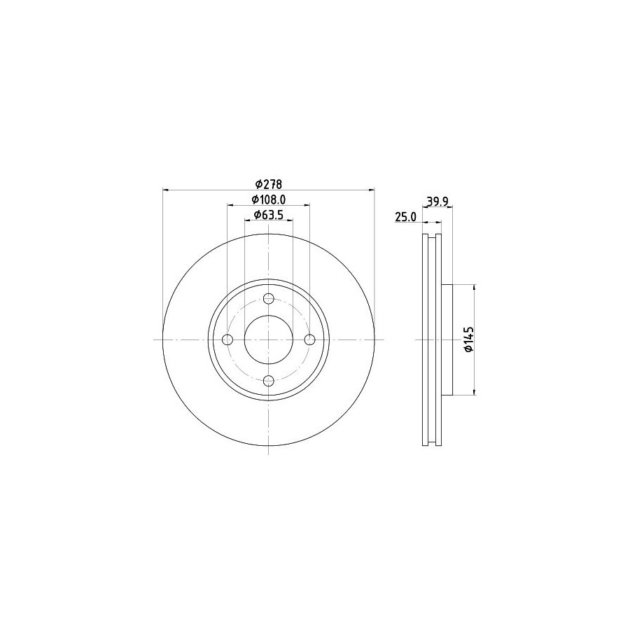 Hella Disque De Frein 8Dd 355 123-461 - Image 4
