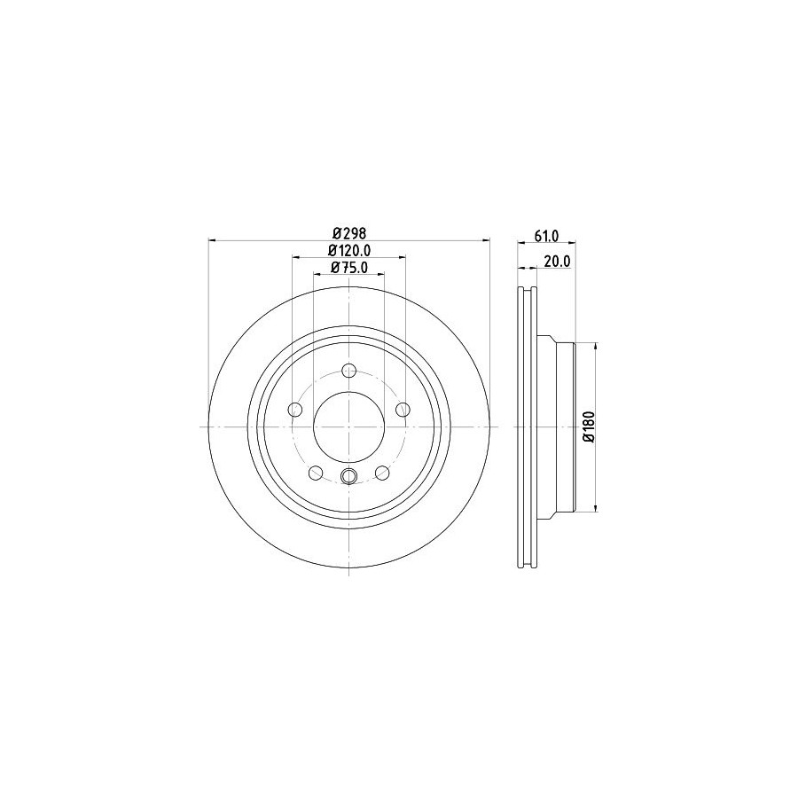 Hella Disque De Frein 8Dd 355 127-261 - Image 4
