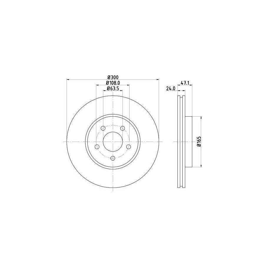 Hella Disque De Frein 8Dd 355 127-691 - Image 3