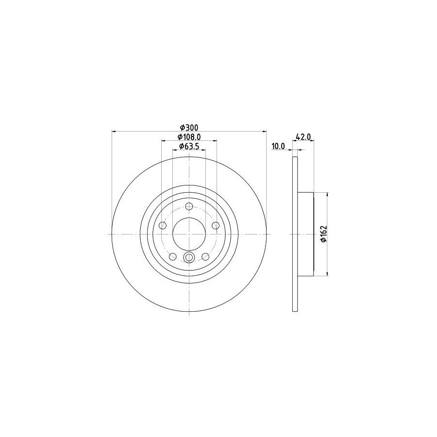 Hella Disque De Frein 8Dd 355 132-391 - Image 3