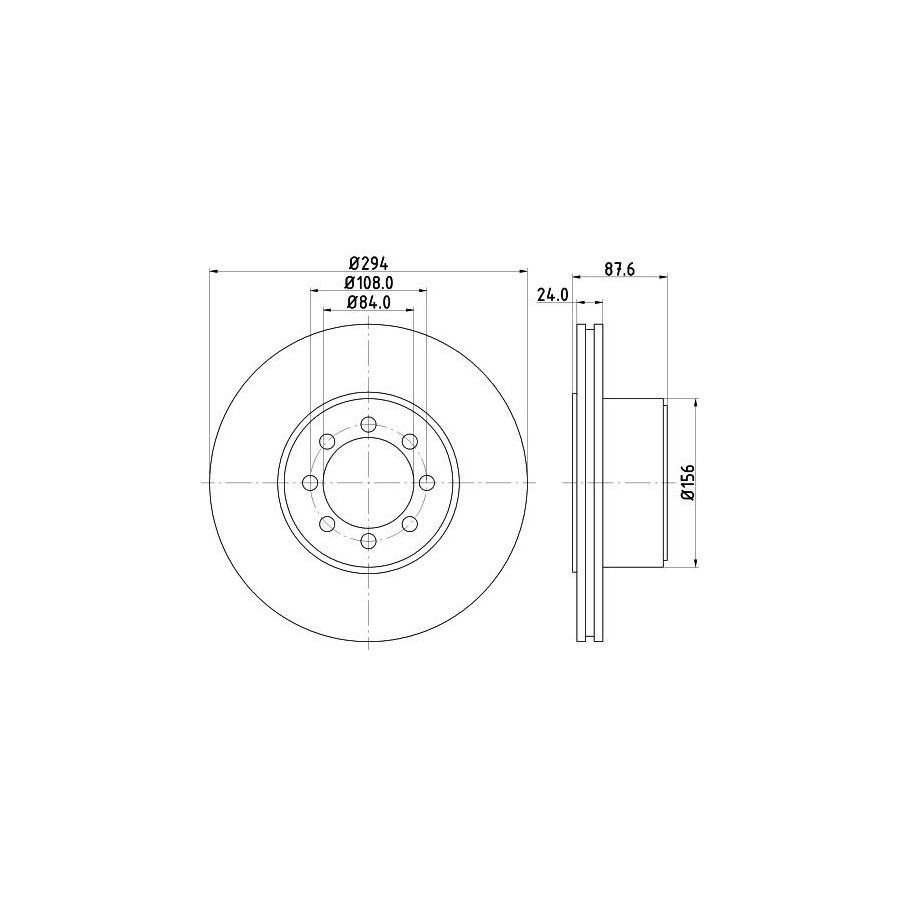 Hella Pagid Disque De Frein 8Dd 355 117-481 - Image 3
