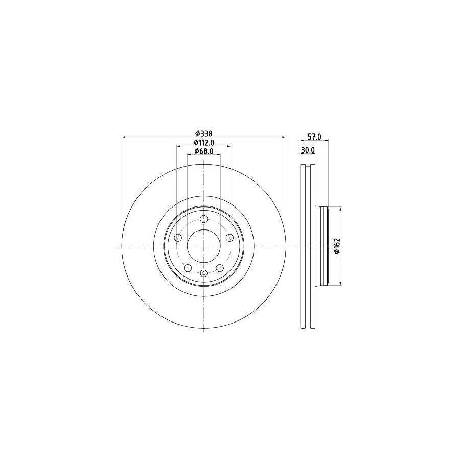 Hella Disque De Frein 8Dd 355 125-171 - Image 3