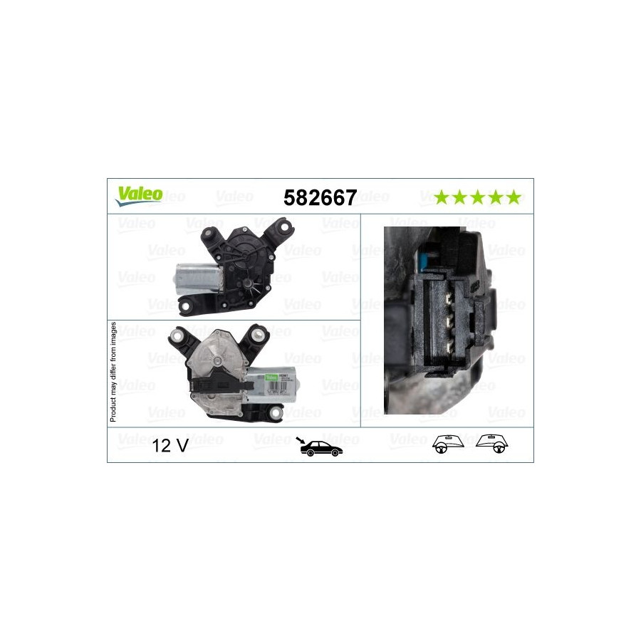 Valeo Moteur D'essuie-Glace 582667 - Image 4