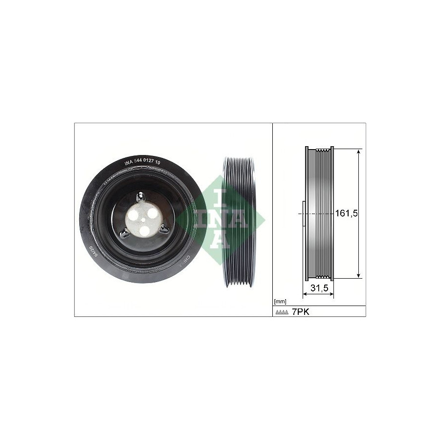 Ina Poulie, Vilebrequin 544012710 Ford;Land Rover