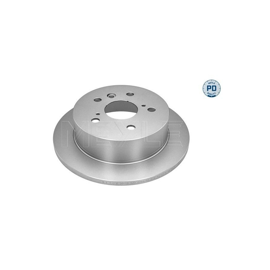 2x Disque de frein Essieu arrière plein 30-15 523 0066/PD MEYLE pour TOYOTA - Image 5