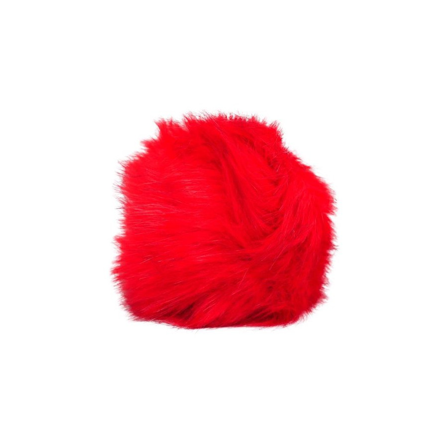 Simoni Racing Couvre Pommeau De Vitesse Fluffy Fur - Rouge