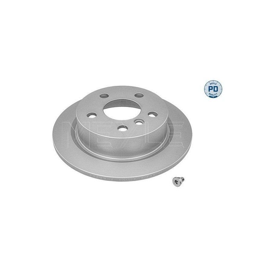 2x Disque de frein Essieu arrière plein 315 523 0063/PD MEYLE pour MINI MINI - Image 3