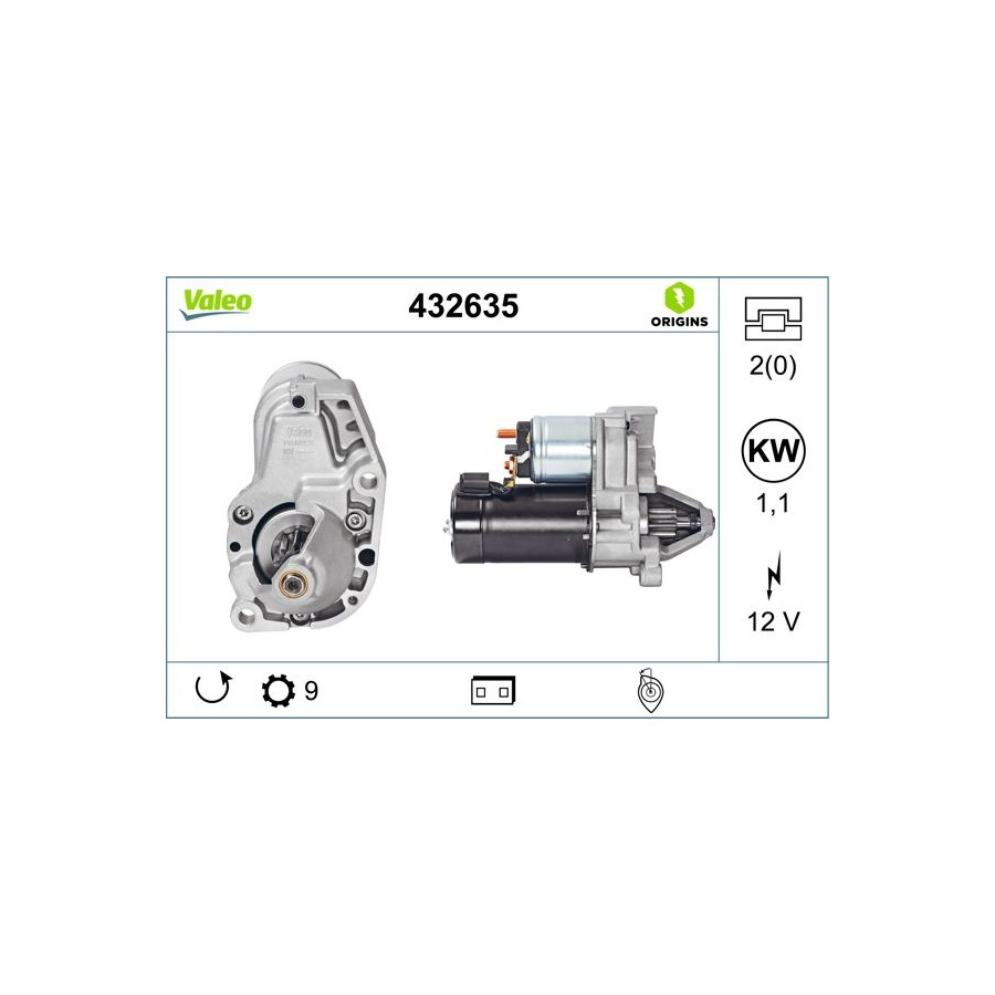 D&eacute;marreur VALEO 432635