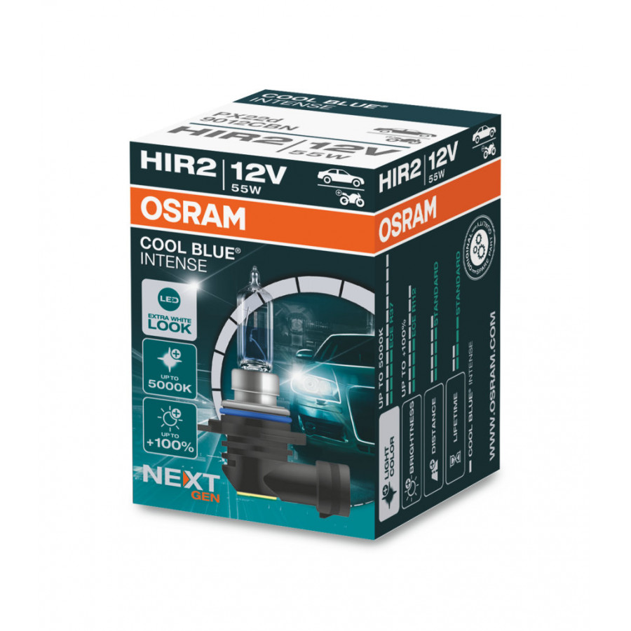 Lampe halogène Osram Cool Blue Intense NextGen - HIR2 - 12V/55W - 1 pièce