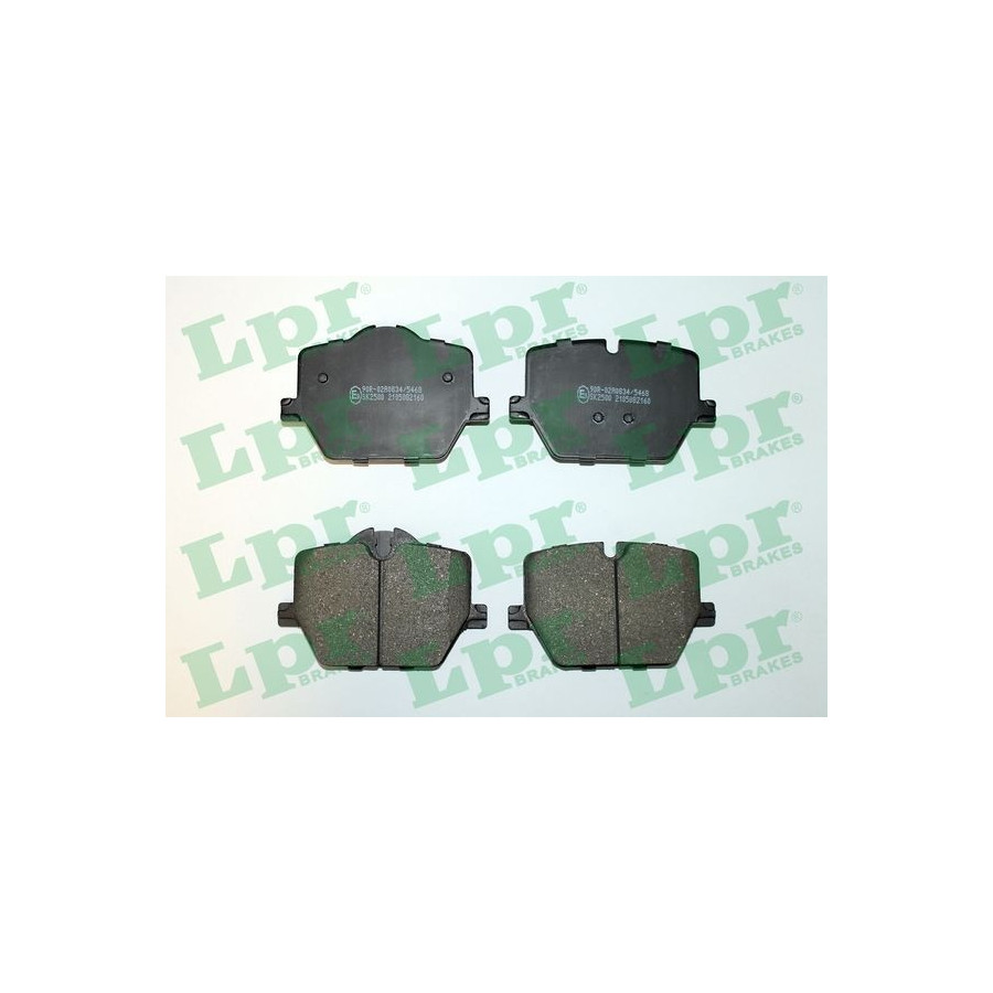 Lpr Kit De Plaquettes De Frein, Frein À Disque 05P2160 05P2160 Alpina;Bmw;Toyota