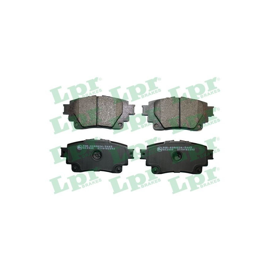 Lpr Kit De Plaquettes De Frein, Frein À Disque 05P2202 05P2202 Lexus;Suzuki;Toyota