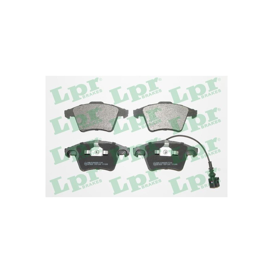 Lpr Kit De Plaquettes De Frein, Frein À Disque 05P1205 05P1205 Volkswagen