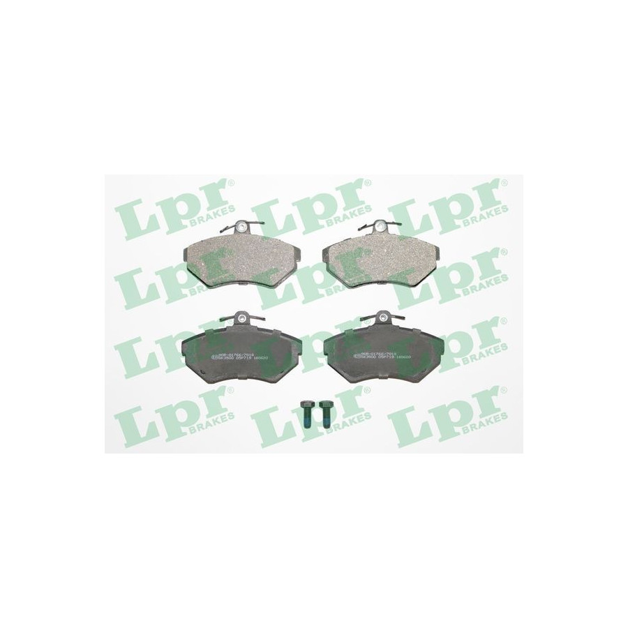 Lpr Kit De Plaquettes De Frein, Frein À Disque 05P719 05P719 Audi;Seat;Volkswagen