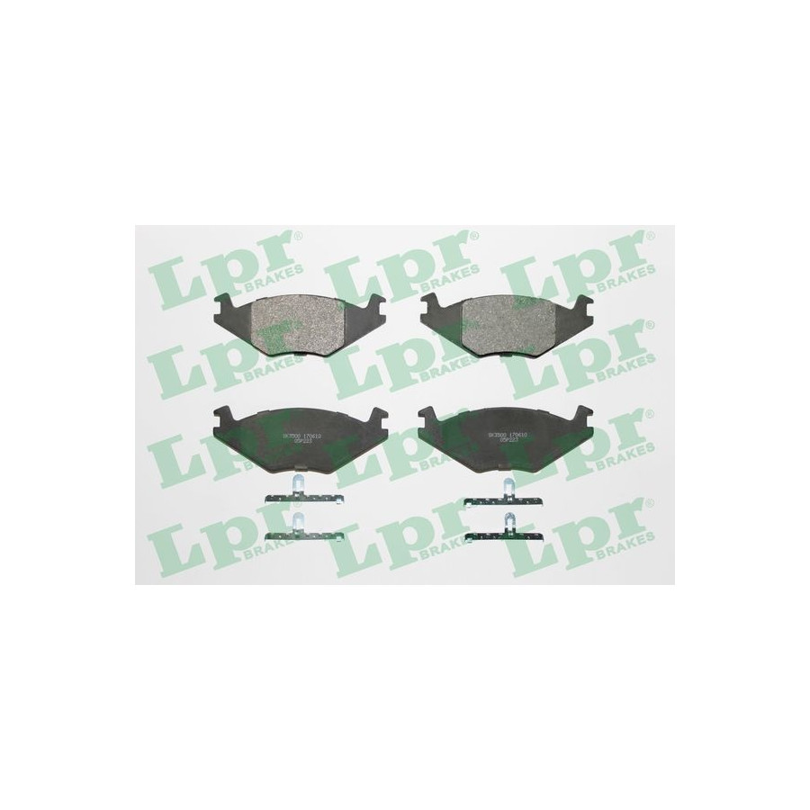 Lpr Kit De Plaquettes De Frein, Frein À Disque 05P223 05P223 Seat;Volkswagen