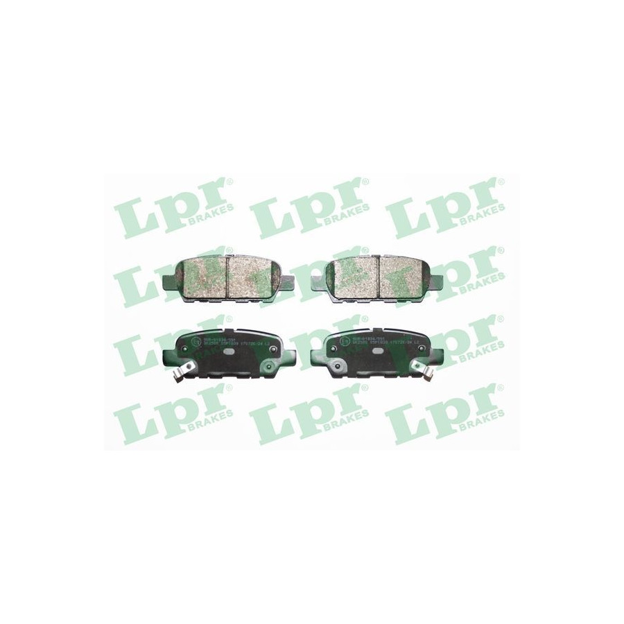 Lpr Kit De Plaquettes De Frein, Frein À Disque 05P1839 05P1839 Infiniti;Nissan;Suzuki