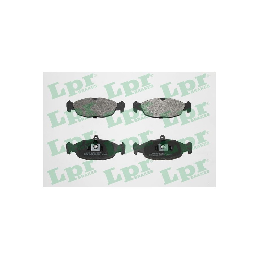 Lpr Kit De Plaquettes De Frein, Frein À Disque 05P599 05P599 Daewoo;Opel;Vauxhall