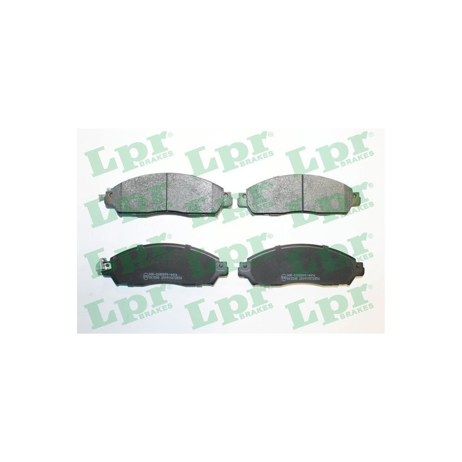 Lpr Kit De Plaquettes De Frein, Frein À Disque 05P2056 05P2056 Nissan;Renault