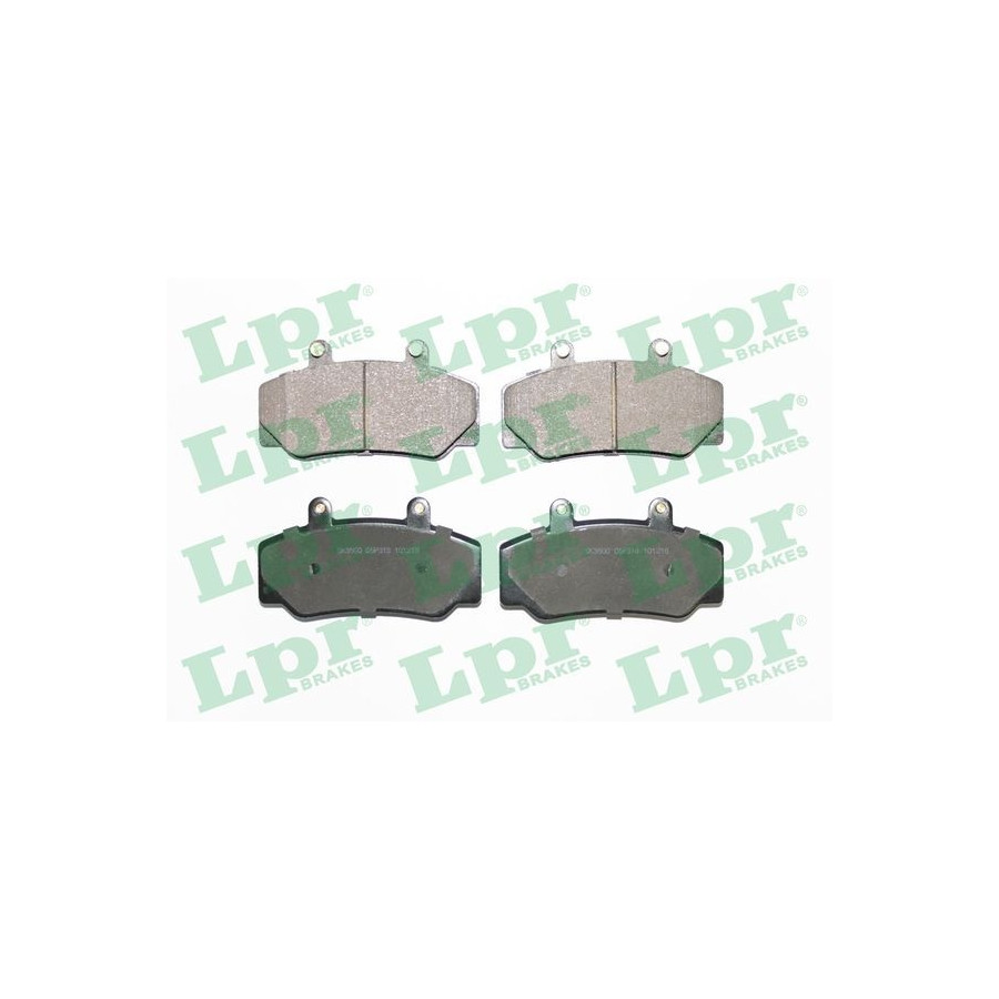 Lpr Kit De Plaquettes De Frein, Frein À Disque 05P318 05P318 Volvo