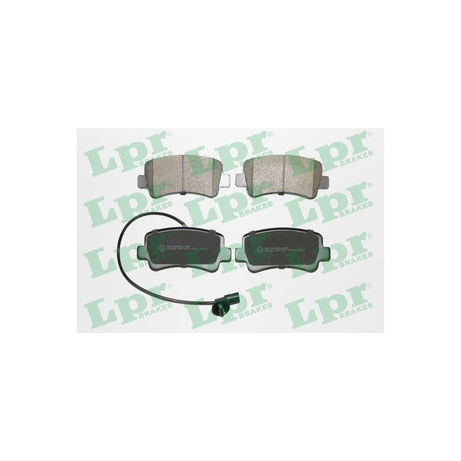 Lpr Kit De Plaquettes De Frein, Frein À Disque 05P1578 05P1578 Nissan;Opel;Renault;Vauxhall