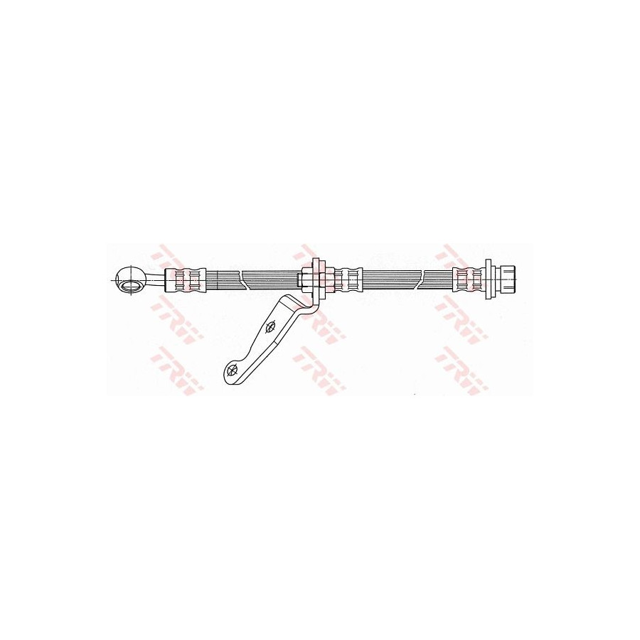 Flexible de frein Filetage intérieur PHD508 TRW pour HONDA CR-V I - Image 4