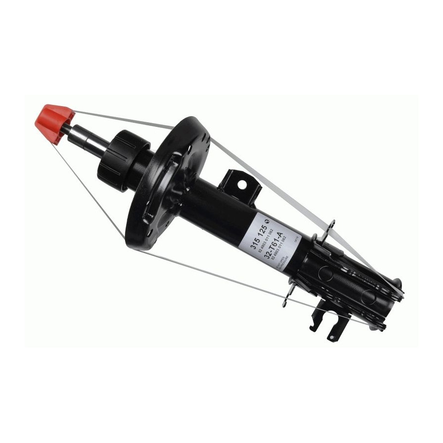 Amortisseur Essieu avant gauche Goujon en haut 315 125 SACHS pour FIAT CITROËN - Image 5