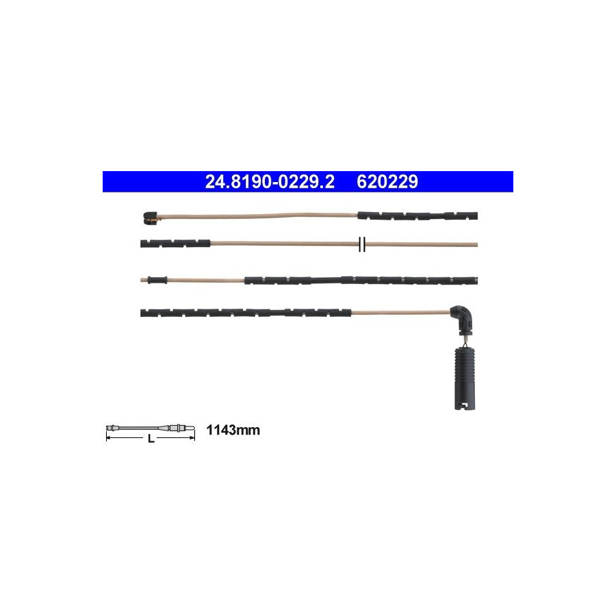 Contact D'Avertissement, Usure Des Plaquettes De Frein 24.8190-0229.2 Ate Ate 24.81900229.2 Bmw
