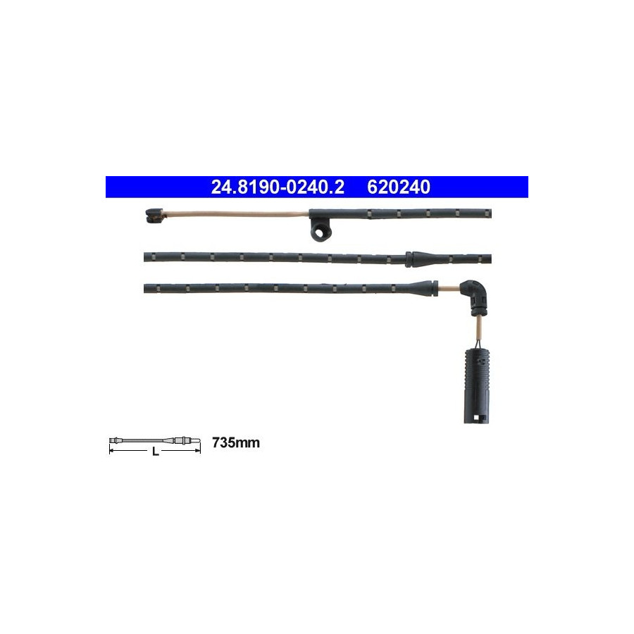 Témoin d'usure, plaquettes de frein ATE 24.8190-0240.2 - Image 6