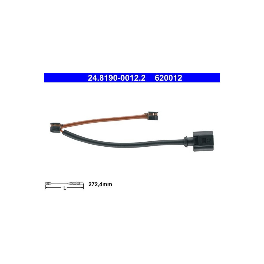ATE 24.8190-0012.2 Témoin d'usure de plaquette de frein pour Audi Q7 - Image 5