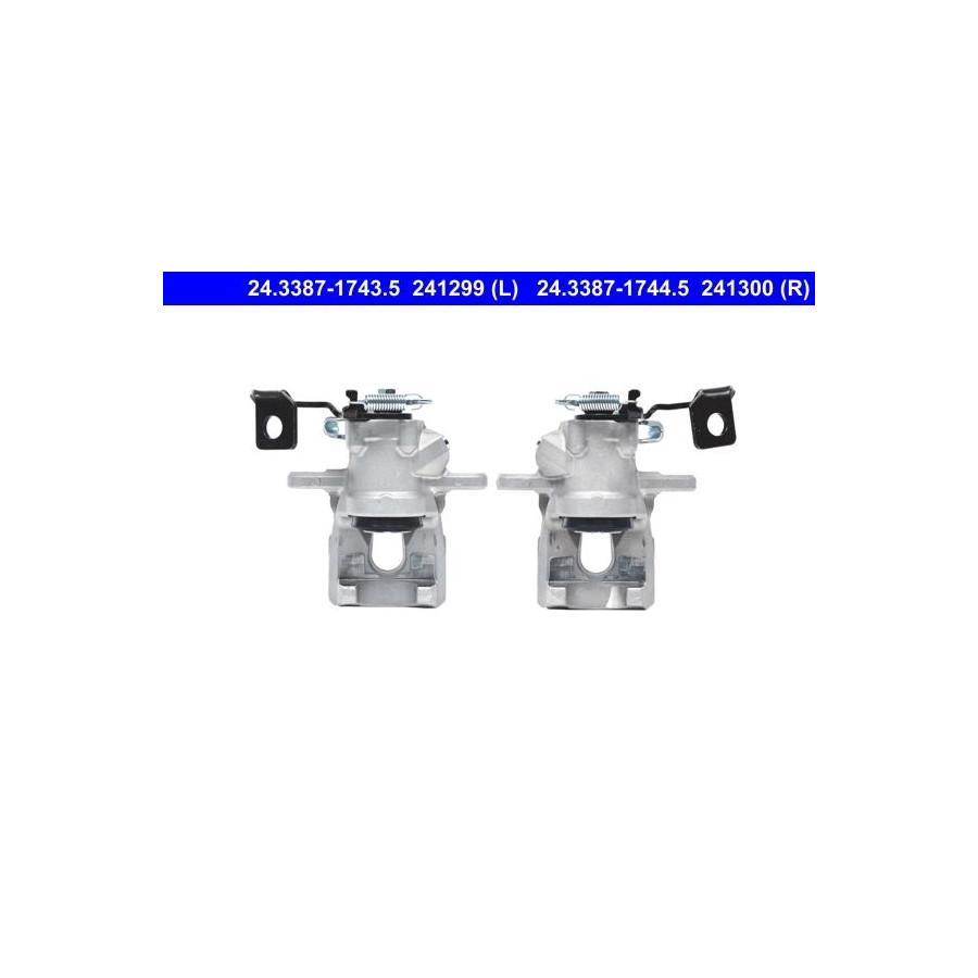 Étrier de frein Étrier flottant 24.3387-1743.5 ATE pour TOYOTA AURIS PRIUS - Image 4