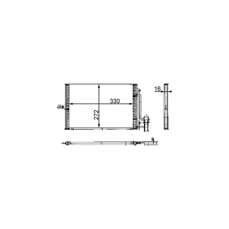 Mahle Original Condenseur, Climatisation Ac 317 000S - Image 4