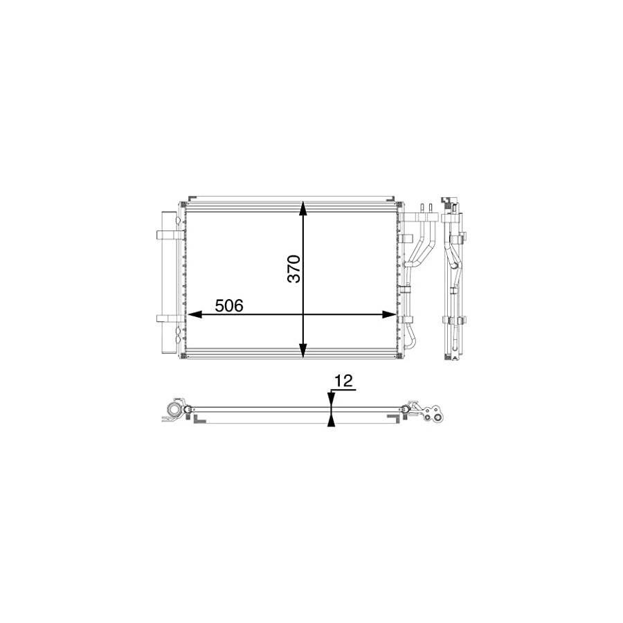 Mahle Condenseur, Climatisation Ac 58 000P - Image 4