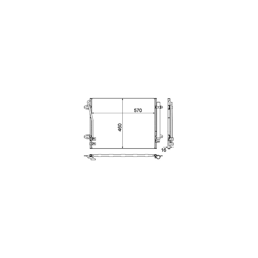 Mahle Original Condenseur, Climatisation Ac 734 000P - Image 4