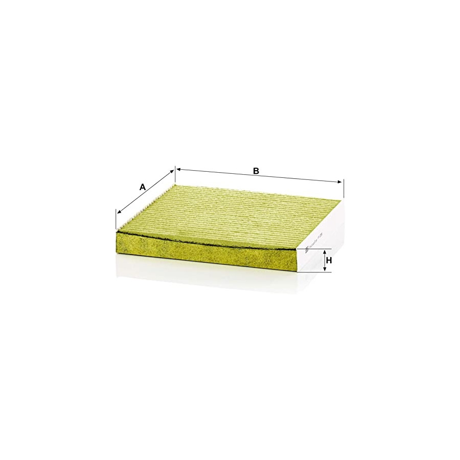 Filtre D'habitacle à Charbon Actif MANN-FILTER CUK 2358 - Compatible Honda - Remplace De Nombreuses Références