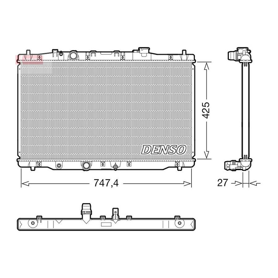 Denso Radiateur Moteur Drm40054 - Image 3