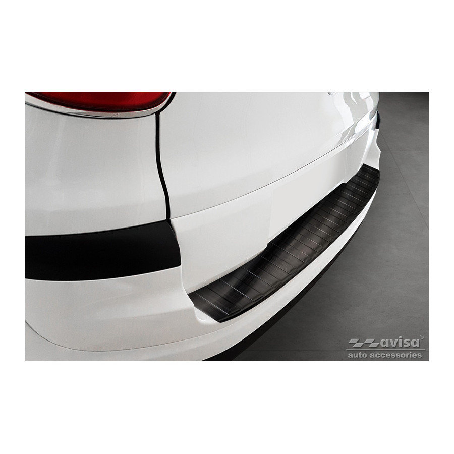 Avisa Noir Protecteur De Pare-Chocs Arrière En Acier Inoxydable Pour Fiat 500L Facelift 2017- 'Ribs' Av245315 Fiat