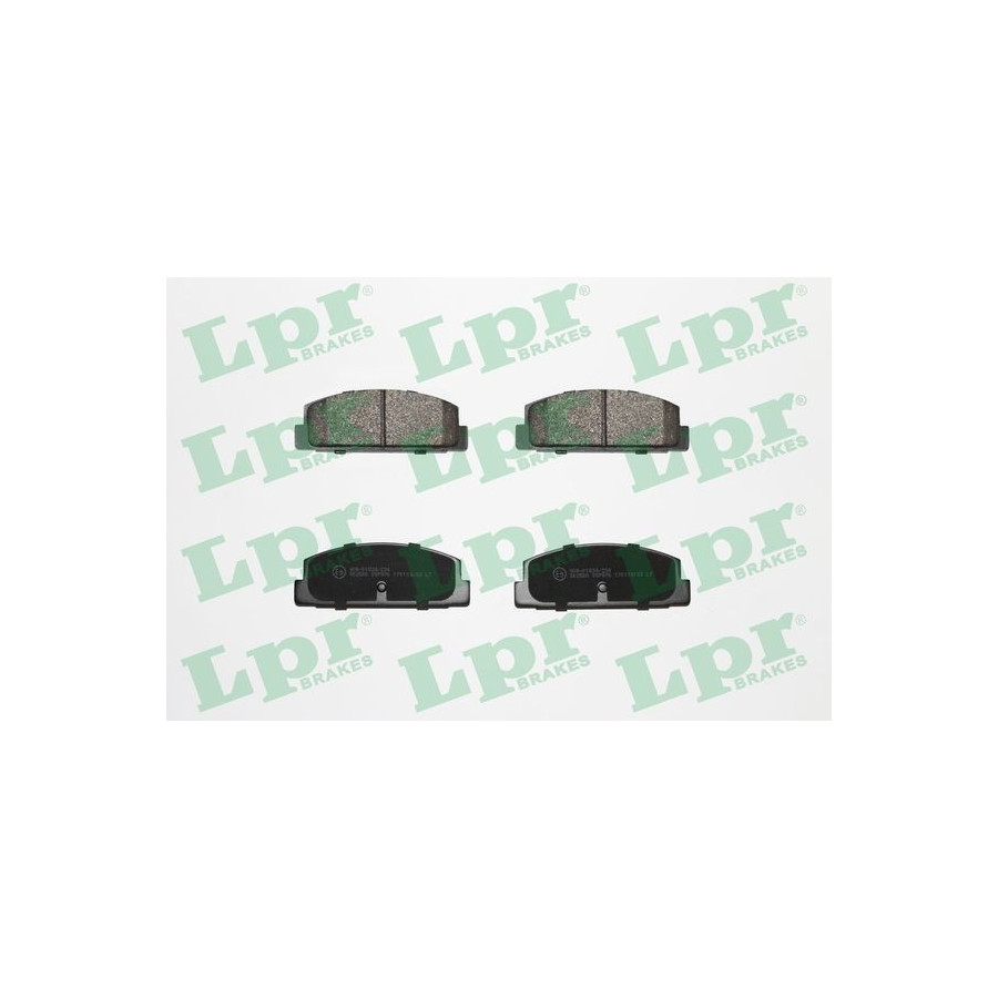 Lpr Jeu De Plaquettes De Frein, Frein À Disque 05P876 05P876 Mazda