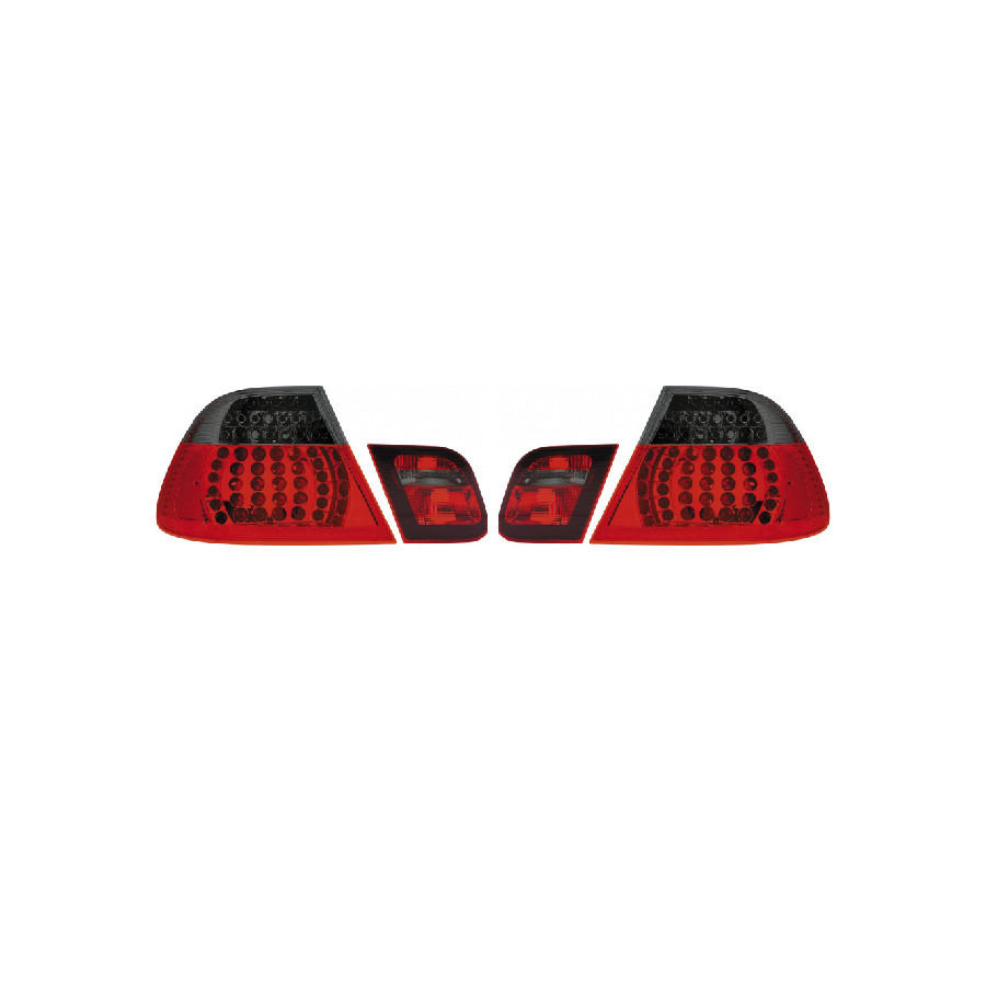 Set feux arrière à LED BMW Serie 3 E46 Berline 1998-2001 - Rouge / Fumée DL BMR26S AutoStyle