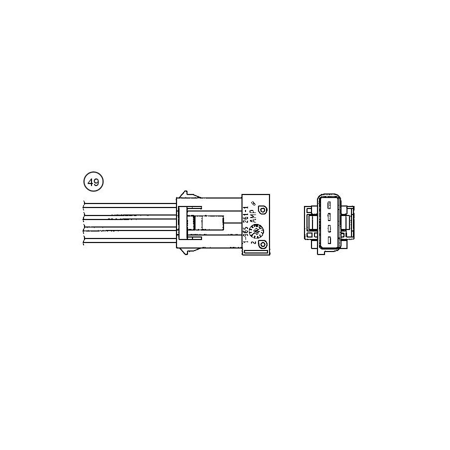 NGK  Sonde lambda pour VOLVO: S60, V70, XC 70, S80 (Ref: 90356)