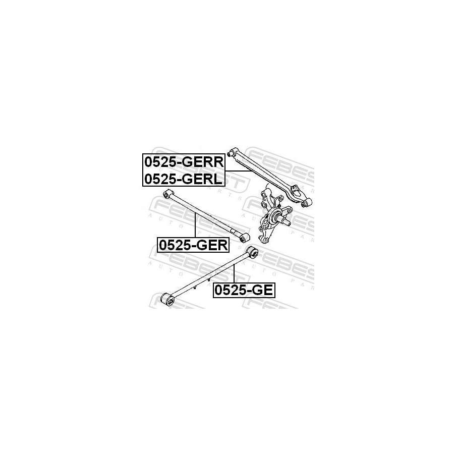 Febest Triangle De Suspension 0525Ge Mazda