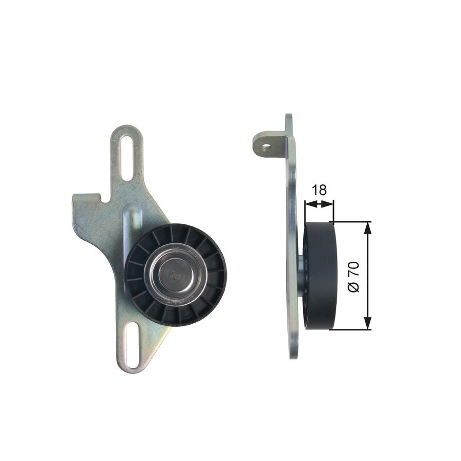 GATES Galet tendeur de courroie d'accessoire  T39143