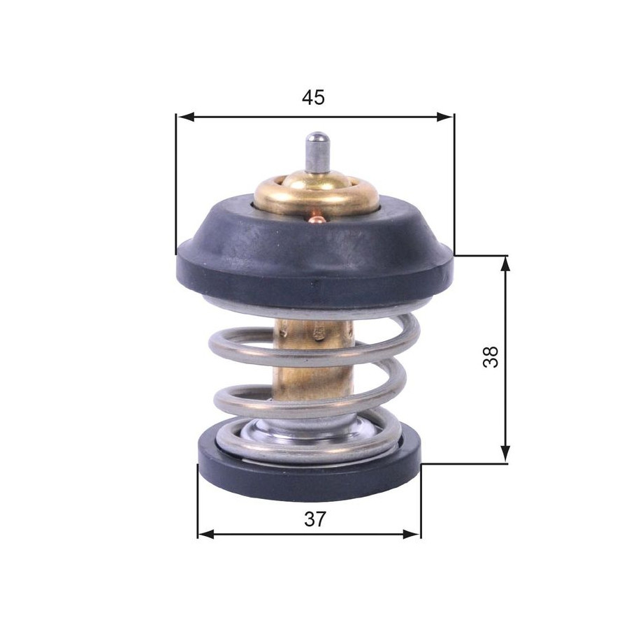 GATES  Th42995g1&nbsp;Thermostat du liquide de refroidissement