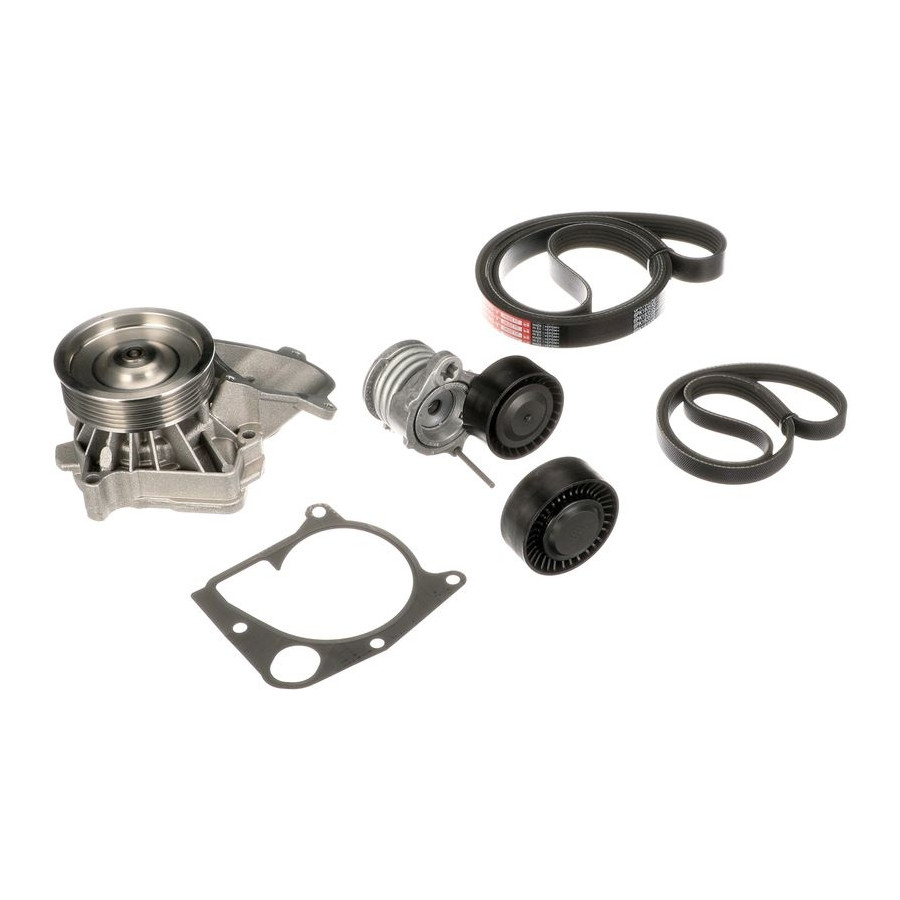 GATES Pompe &agrave; eau+Jeu de courroie trap&eacute;zo&iuml;dale &agrave; nervures  KP26PK1835XS