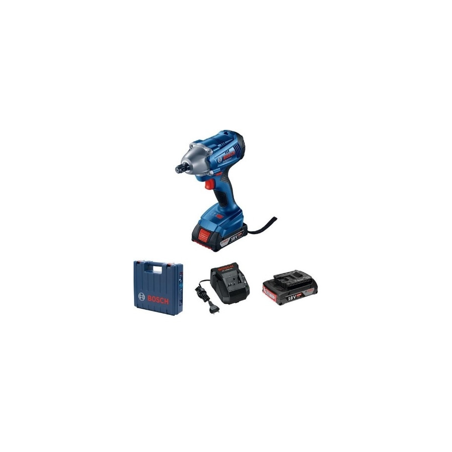 BOSCH  - Boulonneuse &agrave; batterie 18V 2x 3,0 Ah Li-Ion 250 Nm GDS 250-LI