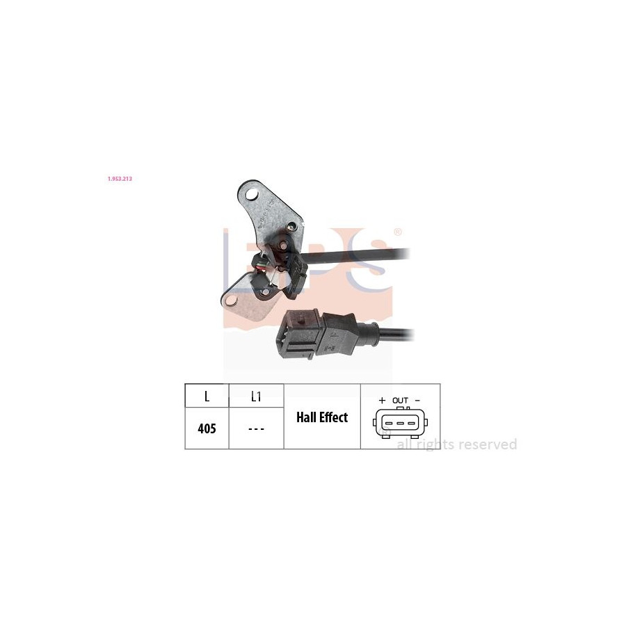 Sensor, kamaxelposition Made in Italy - OE Equivalent 1.953.213 EPS Facet