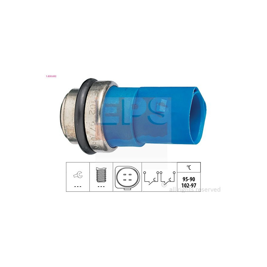 Eps Facet Interrupteur De Température, Ventilateur De Radiateur Made In Italy - Oe Equivalent 1..692 1..692 Audi;Skoda;Volkswagen